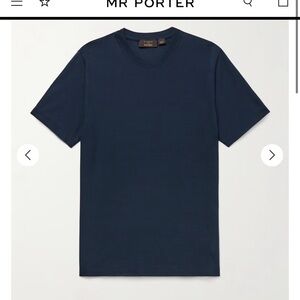 Navy Blue Men's Short Sleeve Tee